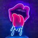 Letrero Neón led fondo acrílico 100 cm proporcional