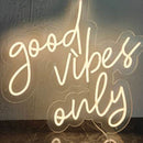 Letrero Neón led fondo acrílico 100 cm proporcional