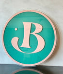 Letrero en Acrílico de Pared  SIN ILIMINACÍON - Personalizado