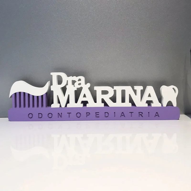 Placa Decorativa DENTISTA