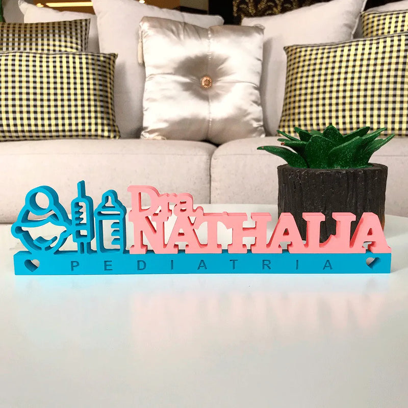 Placa Decorativa Pediatra